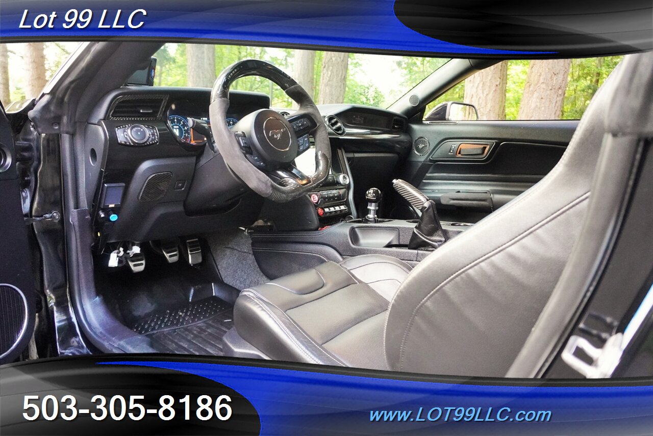 2019 Ford Mustang GT V8 COYOTE 6 Speed Manual 19K REV MATCH Leather  Recaro Lowered 20 Premium Wheels Newer Tires - Photo 12 - Milwaukie, OR 97267