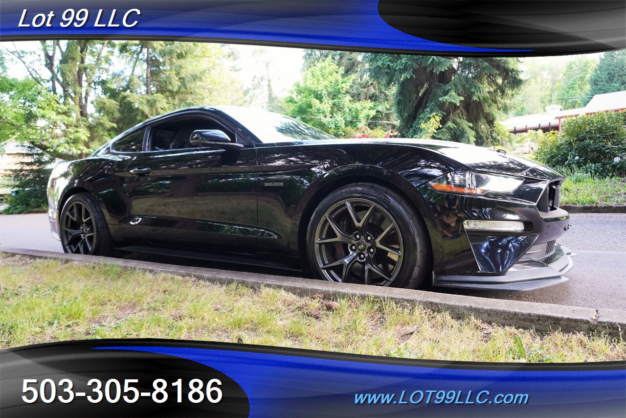 2019 Ford Mustang GT V8 COYOTE 6 Speed Manual 19K REV MATCH Leather  Recaro Lowered 20 Premium Wheels Newer Tires - Photo 7 - Milwaukie, OR 97267