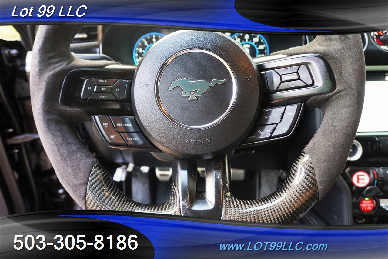 2019 Ford Mustang GT V8 COYOTE 6 Speed Manual 19K REV MATCH Leather  Recaro Lowered 20 Premium Wheels Newer Tires - Photo 22 - Milwaukie, OR 97267