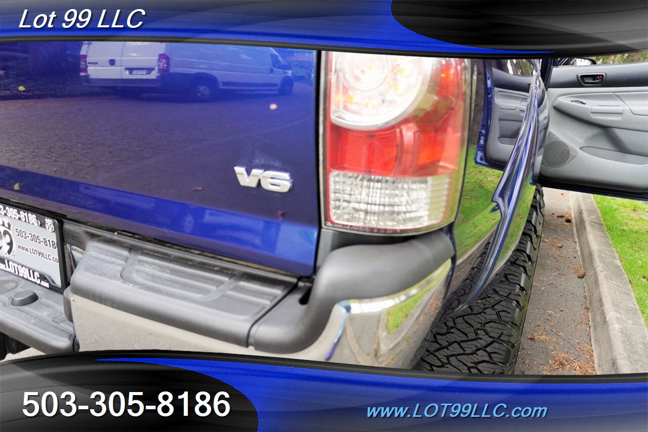 2015 Toyota Tacoma SR5 V6 4X4 Double Cab V6 6 Speed Manual LIFTED  BLACK Wheels BFG Tires Bumper LED Lights 1 OWNER - Photo 33 - Milwaukie, OR 97267