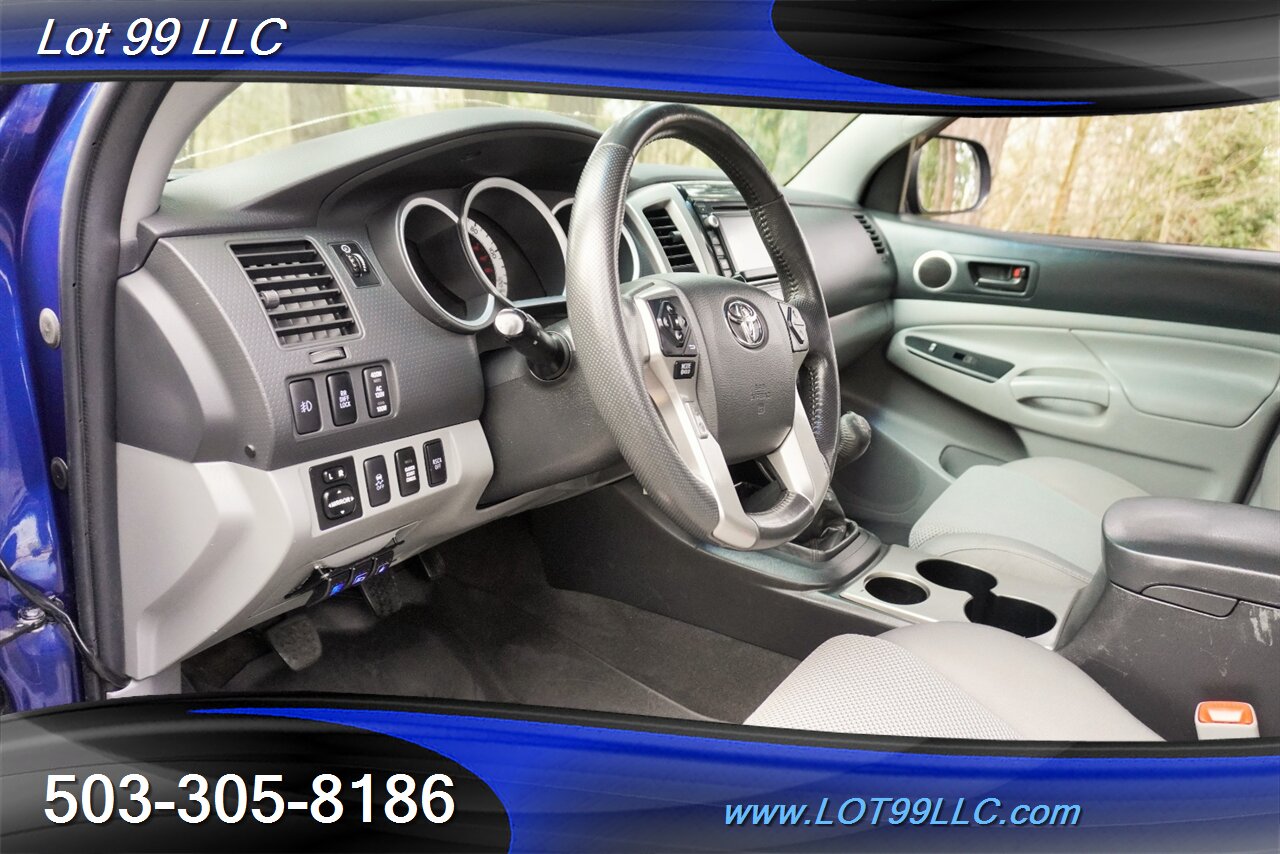 2015 Toyota Tacoma SR5 V6 4X4 Double Cab V6 6 Speed Manual LIFTED  BLACK Wheels BFG Tires Bumper LED Lights 1 OWNER - Photo 12 - Milwaukie, OR 97267