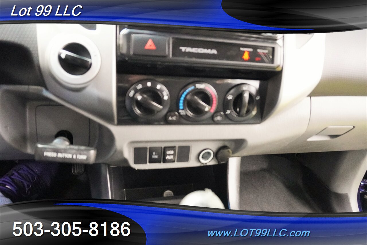 2015 Toyota Tacoma SR5 V6 4X4 Double Cab V6 6 Speed Manual LIFTED  BLACK Wheels BFG Tires Bumper LED Lights 1 OWNER - Photo 22 - Milwaukie, OR 97267