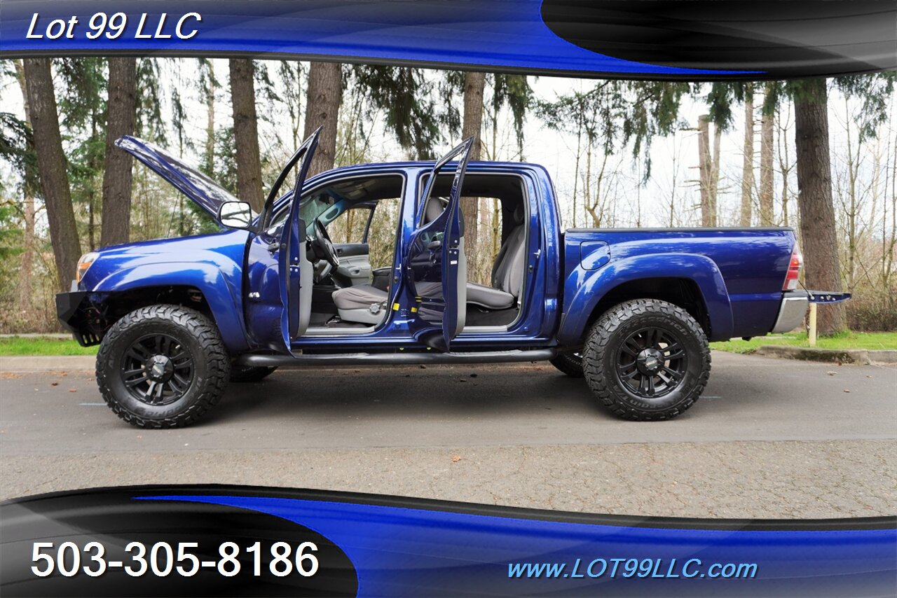 2015 Toyota Tacoma SR5 V6 4X4 Double Cab V6 6 Speed Manual LIFTED  BLACK Wheels BFG Tires Bumper LED Lights 1 OWNER - Photo 28 - Milwaukie, OR 97267