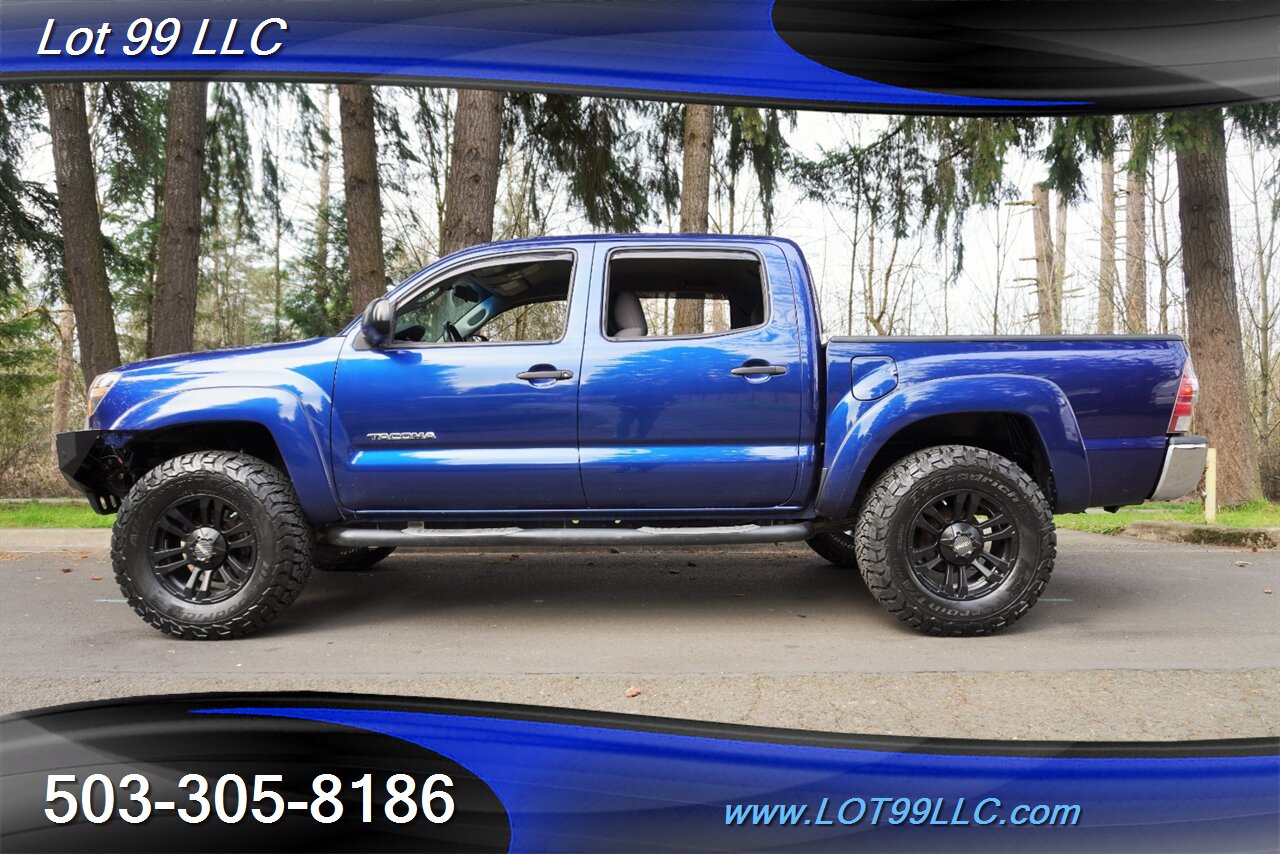 2015 Toyota Tacoma SR5 V6 4X4 Double Cab V6 6 Speed Manual LIFTED  BLACK Wheels BFG Tires Bumper LED Lights 1 OWNER - Photo 1 - Milwaukie, OR 97267