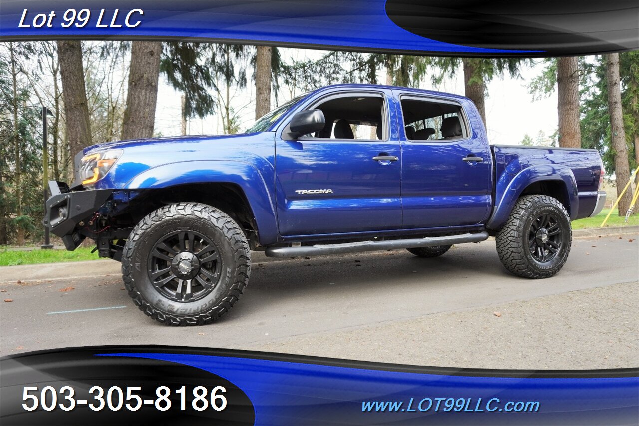 2015 Toyota Tacoma SR5 V6 4X4 Double Cab V6 6 Speed Manual LIFTED  BLACK Wheels BFG Tires Bumper LED Lights 1 OWNER - Photo 5 - Milwaukie, OR 97267