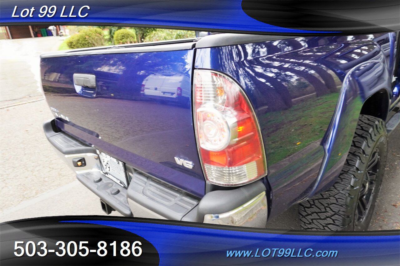 2015 Toyota Tacoma SR5 V6 4X4 Double Cab V6 6 Speed Manual LIFTED  BLACK Wheels BFG Tires Bumper LED Lights 1 OWNER - Photo 35 - Milwaukie, OR 97267