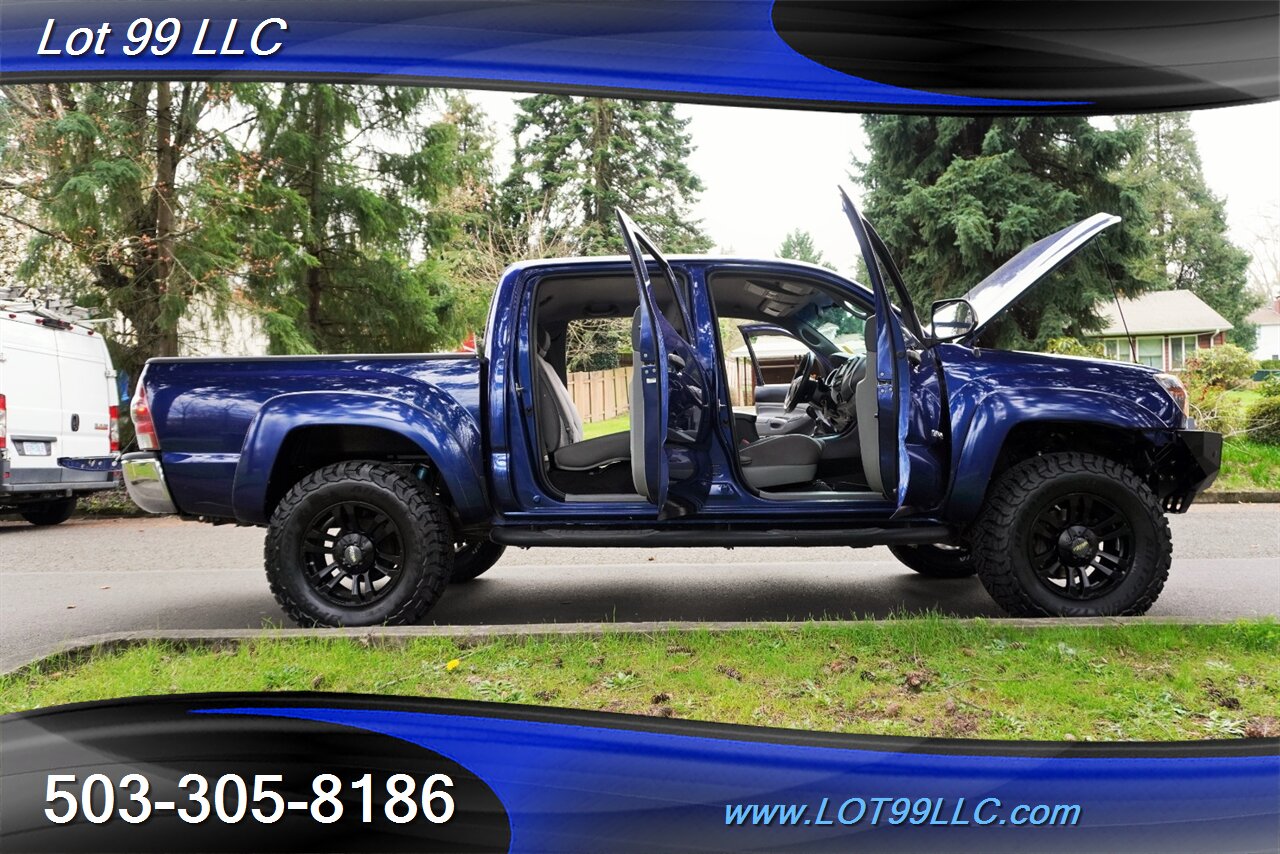 2015 Toyota Tacoma SR5 V6 4X4 Double Cab V6 6 Speed Manual LIFTED  BLACK Wheels BFG Tires Bumper LED Lights 1 OWNER - Photo 30 - Milwaukie, OR 97267