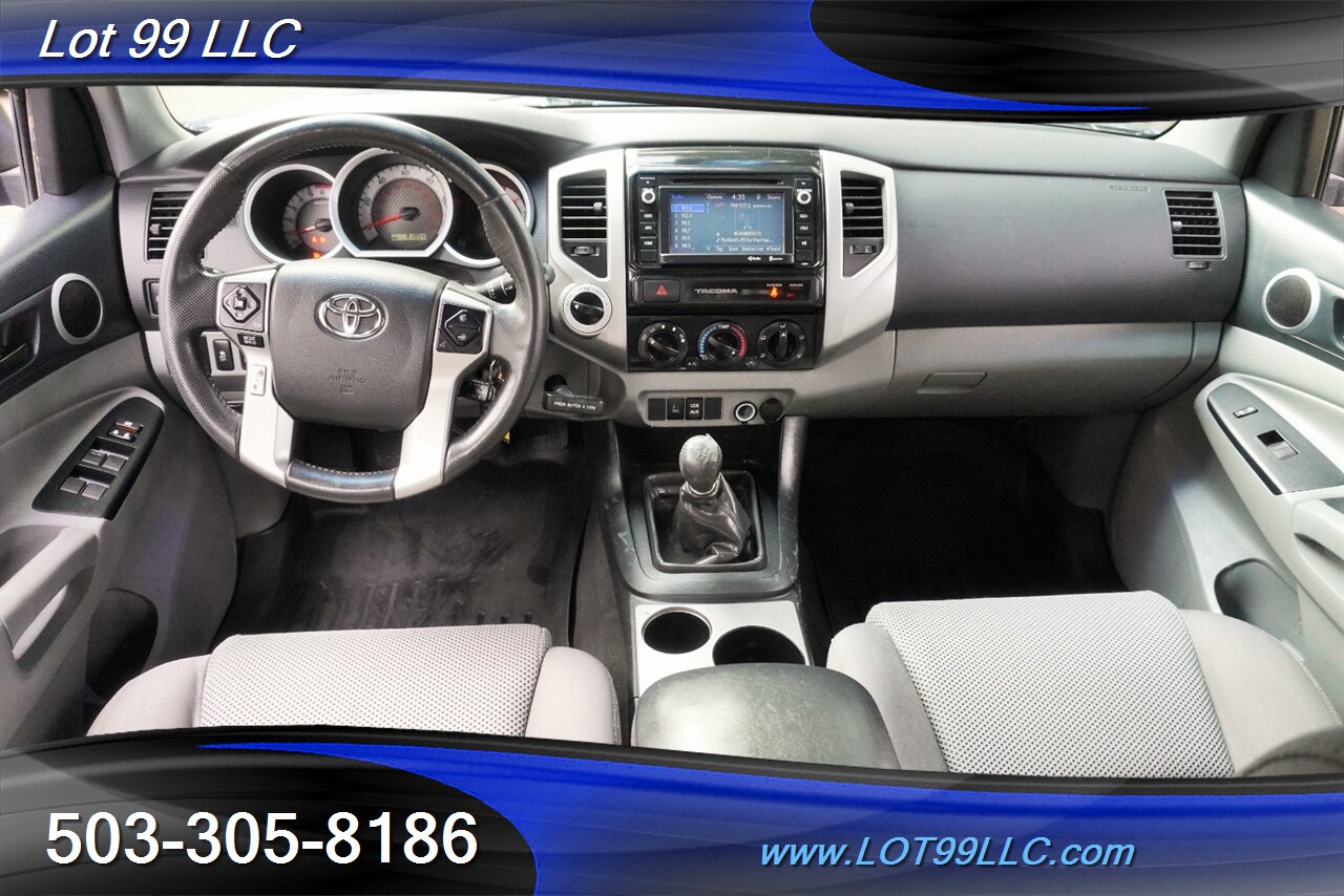 2015 Toyota Tacoma SR5 V6 4X4 Double Cab V6 6 Speed Manual LIFTED  BLACK Wheels BFG Tires Bumper LED Lights 1 OWNER - Photo 2 - Milwaukie, OR 97267