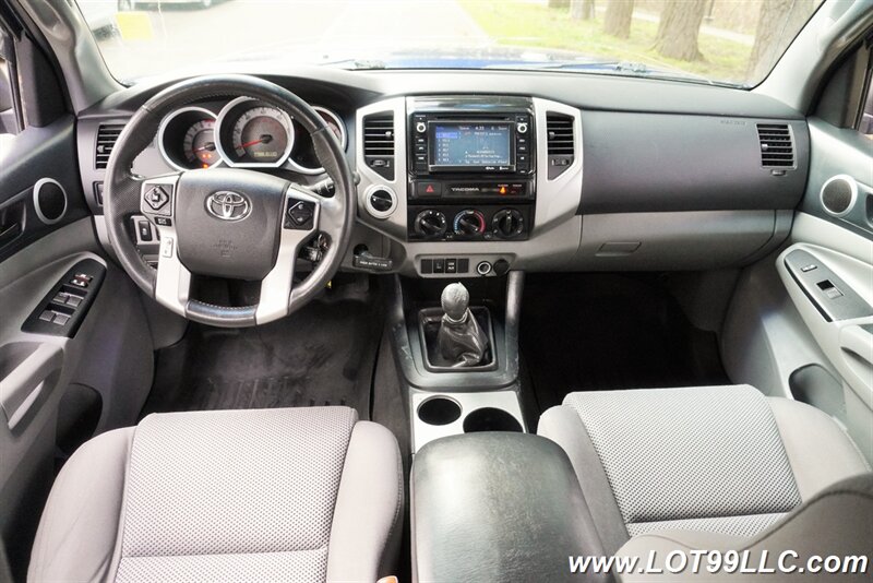 2015 Toyota Tacoma SR5 V6 4X4 Double Cab V6 6 Speed Manual LIFTED  BLACK Wheels BFG Tires Bumper LED Lights 1 OWNER