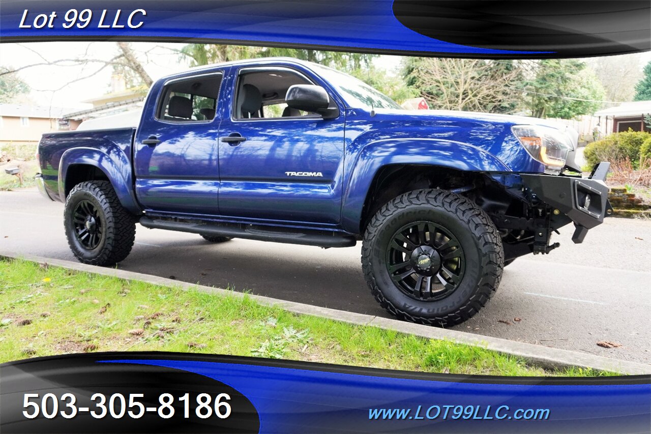 2015 Toyota Tacoma SR5 V6 4X4 Double Cab V6 6 Speed Manual LIFTED  BLACK Wheels BFG Tires Bumper LED Lights 1 OWNER - Photo 7 - Milwaukie, OR 97267