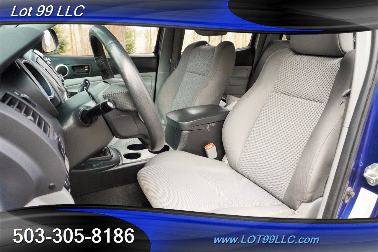 2015 Toyota Tacoma SR5 V6 4X4 Double Cab V6 6 Speed Manual LIFTED  BLACK Wheels BFG Tires Bumper LED Lights 1 OWNER - Photo 13 - Milwaukie, OR 97267