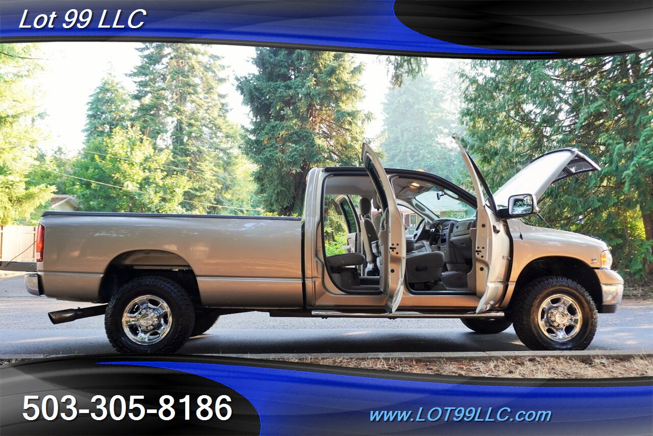 2004 Dodge Ram 3500 SLT 4X4 5.9L CUMMINS Diesel Crew Cab LONG BED  TOW Pkg 5TH Wheel Crome Wheels NEW TIRES - Photo 27 - Milwaukie, OR 97267