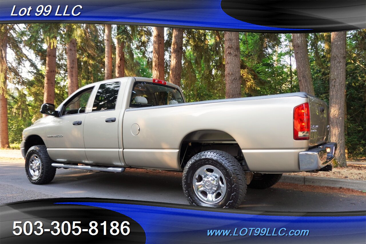 2004 Dodge Ram 3500 SLT 4X4 5.9L CUMMINS Diesel Crew Cab LONG BED  TOW Pkg 5TH Wheel Crome Wheels NEW TIRES - Photo 11 - Milwaukie, OR 97267