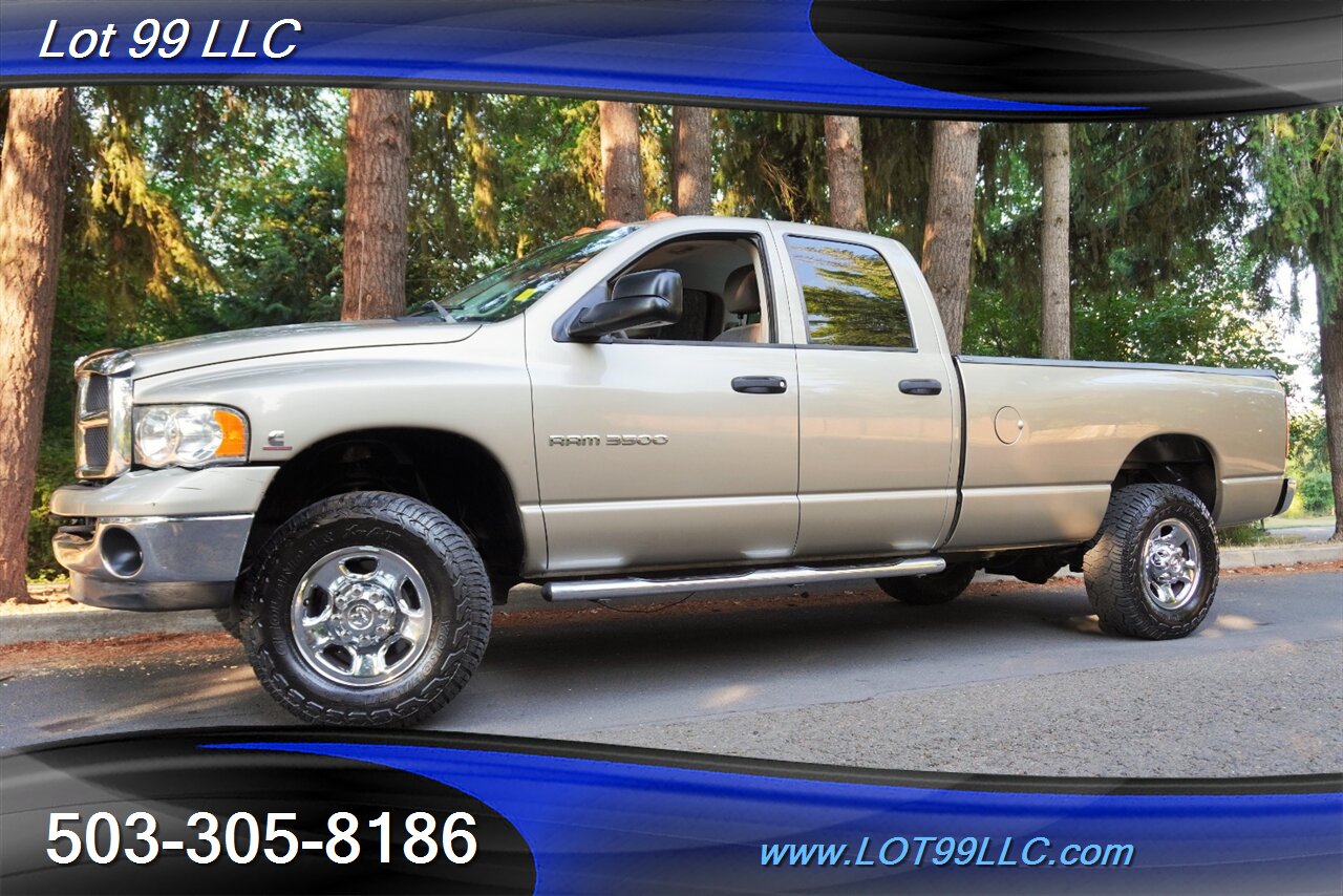 2004 Dodge Ram 3500 SLT 4X4 5.9L CUMMINS Diesel Crew Cab LONG BED  TOW Pkg 5TH Wheel Crome Wheels NEW TIRES - Photo 5 - Milwaukie, OR 97267