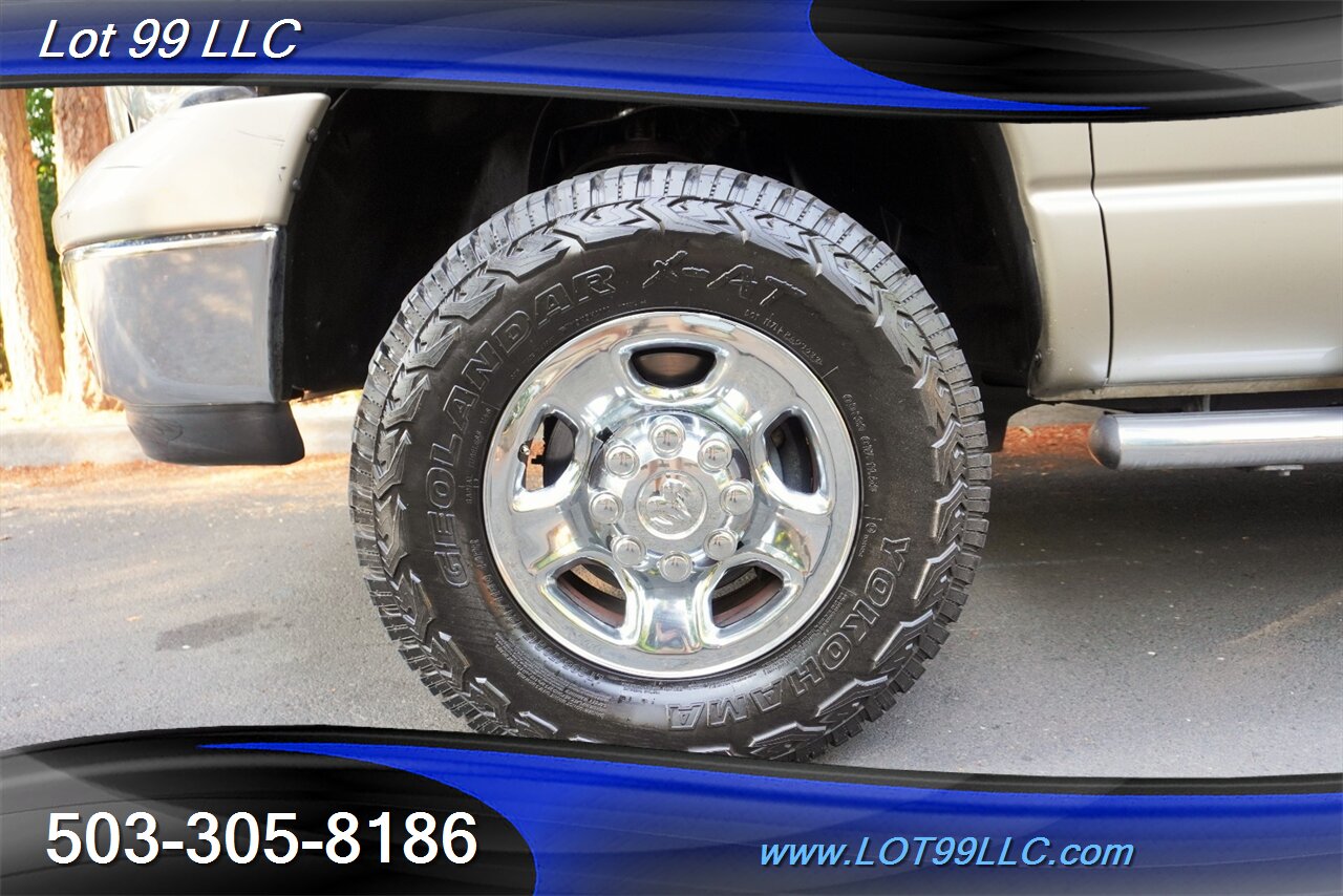 2004 Dodge Ram 3500 SLT 4X4 5.9L CUMMINS Diesel Crew Cab LONG BED  TOW Pkg 5TH Wheel Crome Wheels NEW TIRES - Photo 32 - Milwaukie, OR 97267