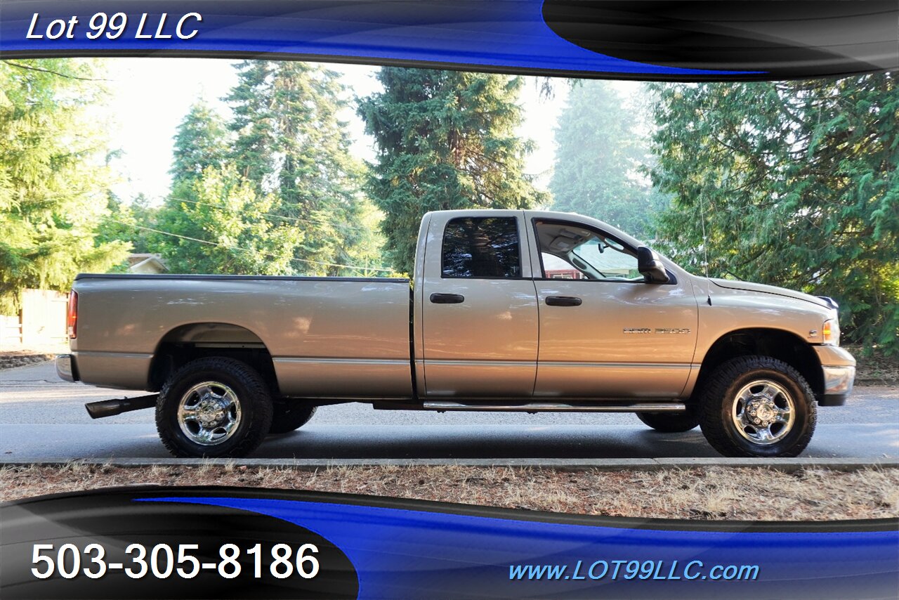 2004 Dodge Ram 3500 SLT 4X4 5.9L CUMMINS Diesel Crew Cab LONG BED  TOW Pkg 5TH Wheel Crome Wheels NEW TIRES - Photo 8 - Milwaukie, OR 97267