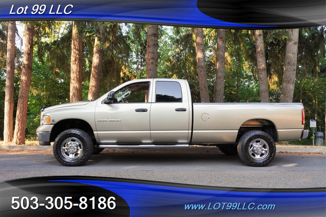 2004 Dodge Ram 3500 SLT 4X4 5.9L CUMMINS Diesel Crew Cab LONG BED  TOW Pkg 5TH Wheel Crome Wheels NEW TIRES - Photo 1 - Milwaukie, OR 97267