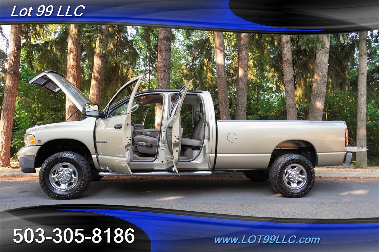 2004 Dodge Ram 3500 SLT 4X4 5.9L CUMMINS Diesel Crew Cab LONG BED  TOW Pkg 5TH Wheel Crome Wheels NEW TIRES - Photo 25 - Milwaukie, OR 97267