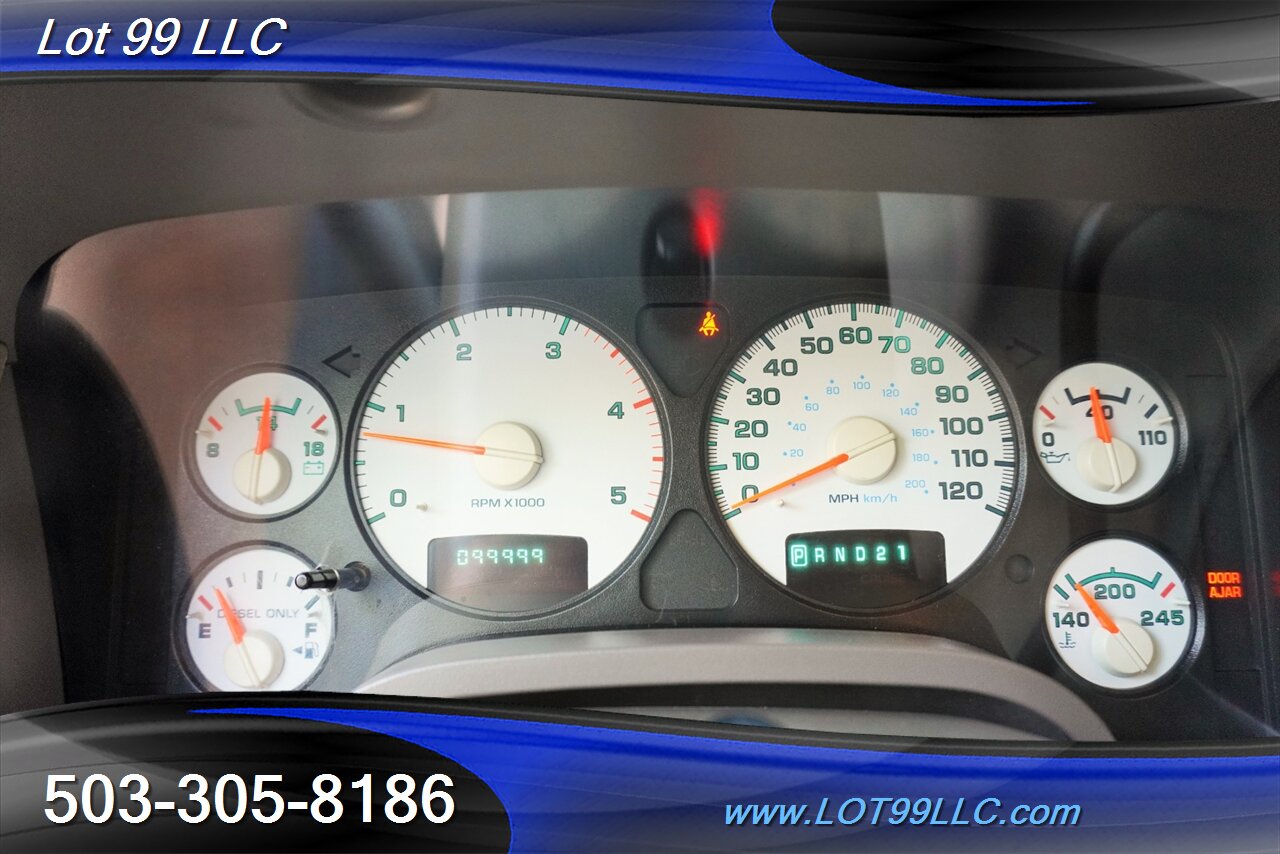 2004 Dodge Ram 3500 SLT 4X4 5.9L CUMMINS Diesel Crew Cab LONG BED  TOW Pkg 5TH Wheel Crome Wheels NEW TIRES - Photo 19 - Milwaukie, OR 97267