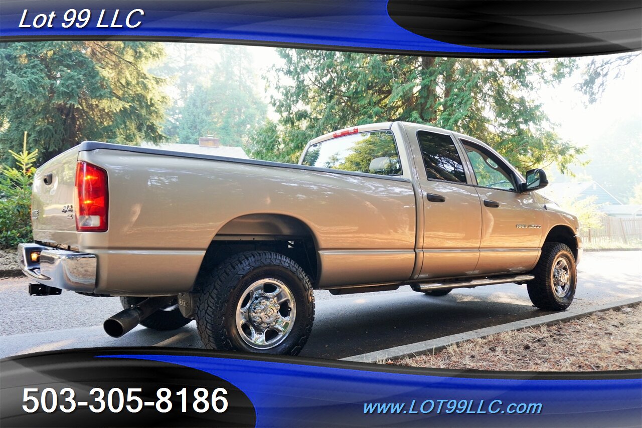 2004 Dodge Ram 3500 SLT 4X4 5.9L CUMMINS Diesel Crew Cab LONG BED  TOW Pkg 5TH Wheel Crome Wheels NEW TIRES - Photo 9 - Milwaukie, OR 97267