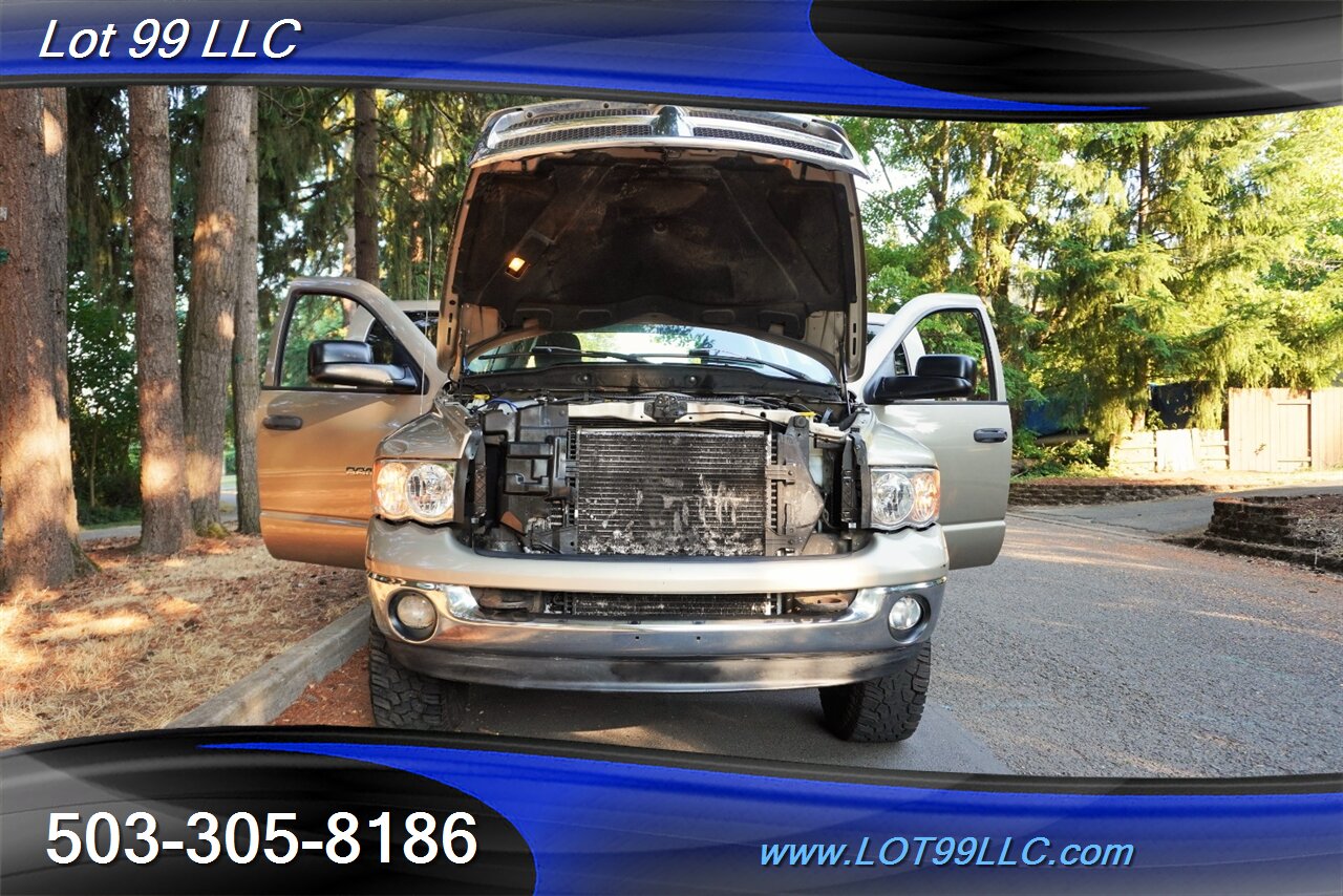 2004 Dodge Ram 3500 SLT 4X4 5.9L CUMMINS Diesel Crew Cab LONG BED  TOW Pkg 5TH Wheel Crome Wheels NEW TIRES - Photo 26 - Milwaukie, OR 97267