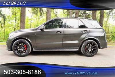 2016 Mercedes-Benz AMG GLE 63 AWD 77K Low Miles Heated AC Leather GPS  550 HP SATIN Black Wrap Running Boards NEW TIRES SUV