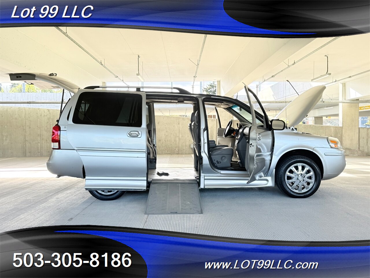 2007 Buick Terraza CXL 122k** WHEELCHAIR VAN ***  Power Side Ramp Leather Overhead DVD Entertainment - Photo 21 - Milwaukie, OR 97267