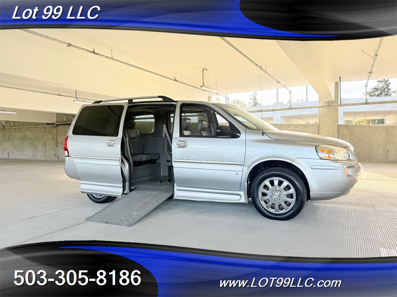 2007 Buick Terraza CXL 122k** WHEELCHAIR VAN ***  Power Side Ramp Leather Overhead DVD Entertainment - Photo 2 - Milwaukie, OR 97267