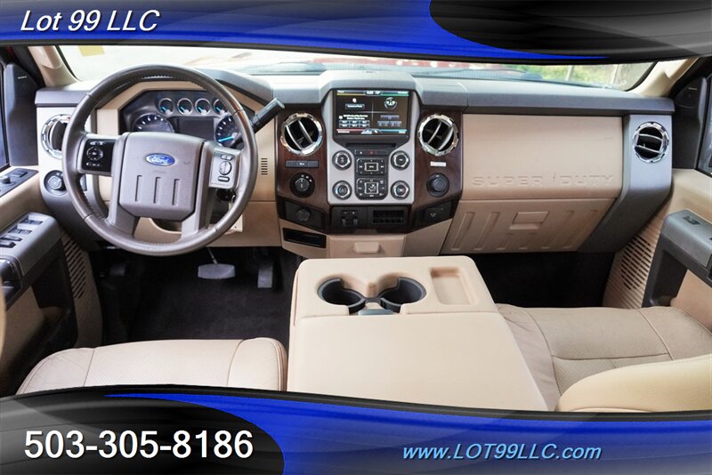 2014 Ford F-250 Lariat 4X4 6.7L Power Stroke Leather GPS  LIFTED Premium Wheels Newer Tires