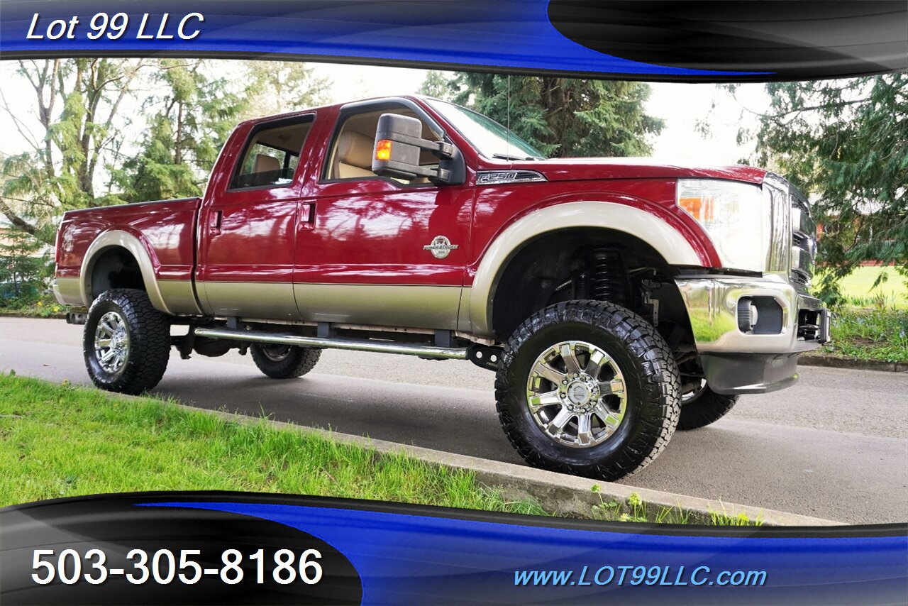 2014 Ford F-250 Lariat 4X4 6.7L Power Stroke Leather GPS  LIFTED Premium Wheels Newer Tires - Photo 7 - Milwaukie, OR 97267