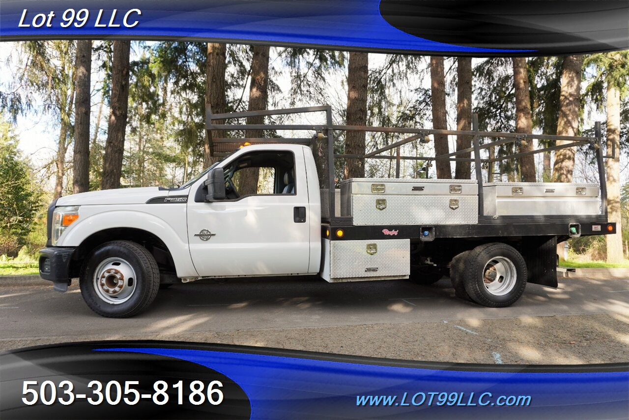 2016 Ford F-350 XL Single Cab Dually 115k 6.7L Cummins Flat BED  Toolboxes RACKS 1 OWNER - Photo 5 - Milwaukie, OR 97267