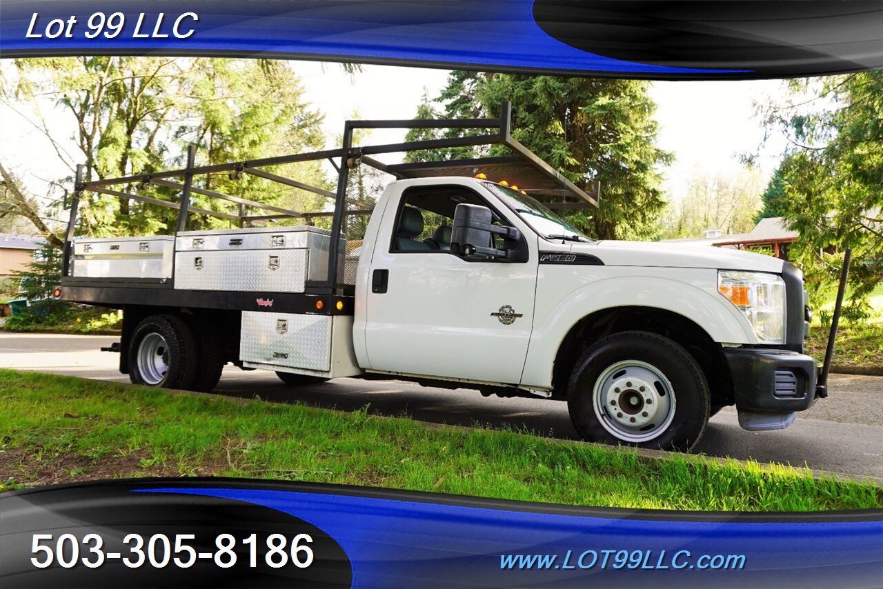 2016 Ford F-350 XL Single Cab Dually 115k 6.7L Cummins Flat BED  Toolboxes RACKS 1 OWNER - Photo 7 - Milwaukie, OR 97267