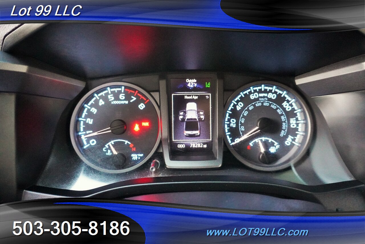 2018 Toyota Tacoma TRD Off-Road 4X4 78k V6 6 Speed Manual LIFTED  TRD Black Wheels BFG Off ROAD TIRES GPS - Photo 21 - Milwaukie, OR 97267