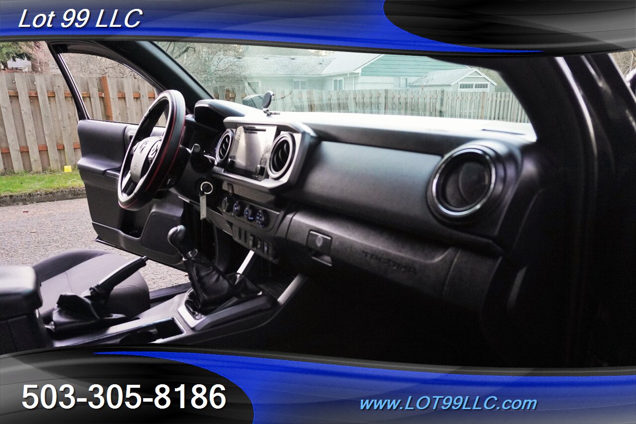 2018 Toyota Tacoma TRD Off-Road 4X4 78k V6 6 Speed Manual LIFTED  TRD Black Wheels BFG Off ROAD TIRES GPS - Photo 18 - Milwaukie, OR 97267