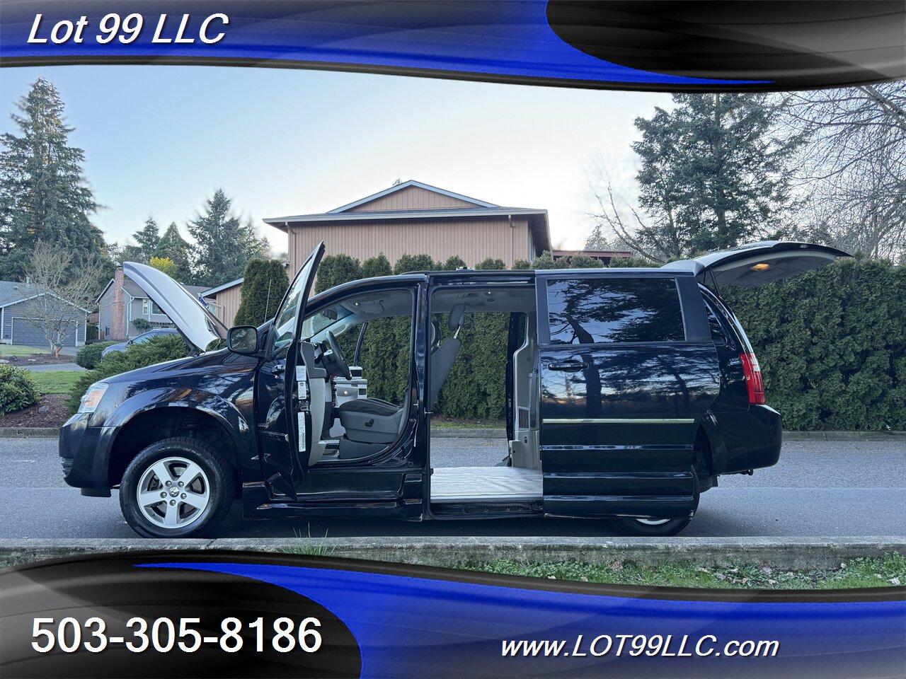 2010 Dodge Grand Caravan SXT Wheelchair Van 129k Lowered Floor Pan Kneeling   - Photo 35 - Milwaukie, OR 97267