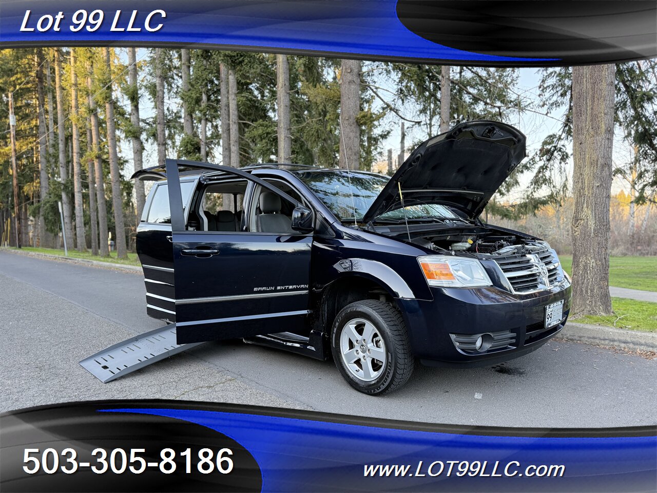 2010 Dodge Grand Caravan SXT Wheelchair Van 129k Lowered Floor Pan Kneeling   - Photo 39 - Milwaukie, OR 97267