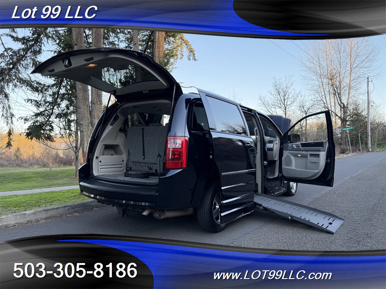 2010 Dodge Grand Caravan SXT Wheelchair Van 129k Lowered Floor Pan Kneeling   - Photo 43 - Milwaukie, OR 97267