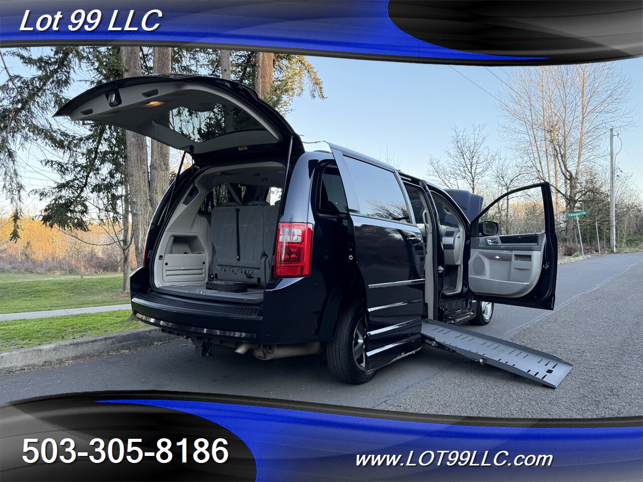 2010 Dodge Grand Caravan SXT Wheelchair Van 129k Lowered Floor Pan Kneeling   - Photo 42 - Milwaukie, OR 97267