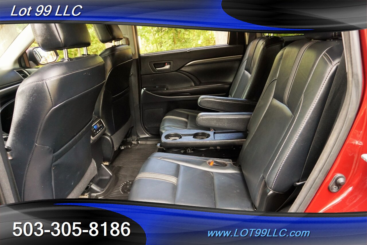2017 Toyota Highlander SE V6 3.5L Auto Heated Leather 3 ROW 2 OWNERS - Photo 14 - Milwaukie, OR 97267