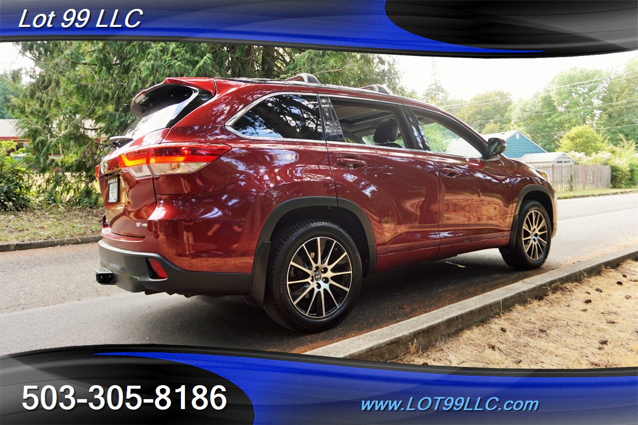 2017 Toyota Highlander SE V6 3.5L Auto Heated Leather 3 ROW 2 OWNERS - Photo 9 - Milwaukie, OR 97267