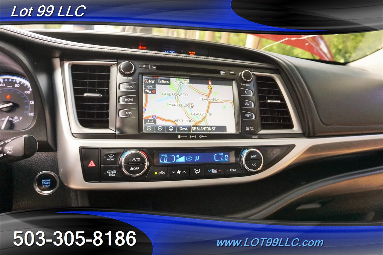 2017 Toyota Highlander SE V6 3.5L Auto Heated Leather 3 ROW 2 OWNERS - Photo 25 - Milwaukie, OR 97267