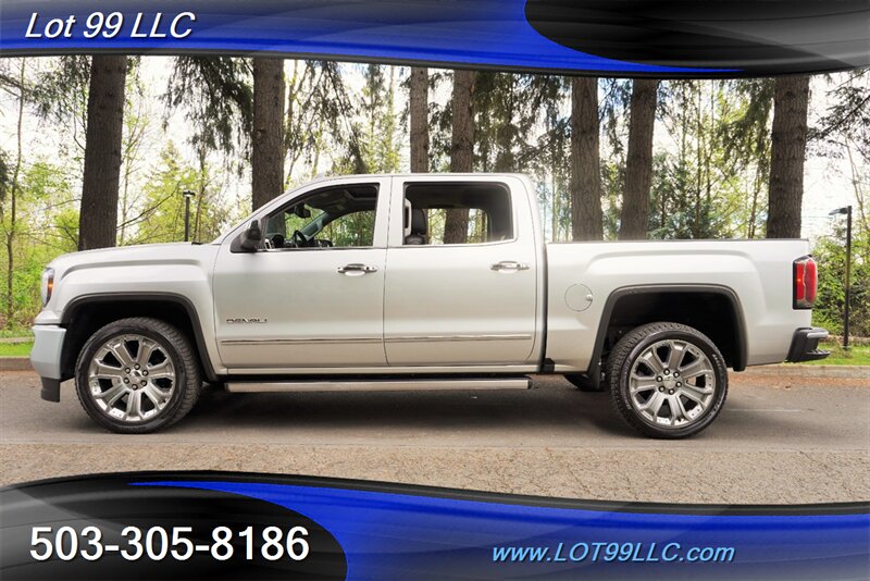 2018 GMC Sierra 1500 Denali 4X4 Only 84K Low Miles Heated AC Leather  Seats Moon Roof GPS Chrome Wheels Newer Tires 1 OWNER