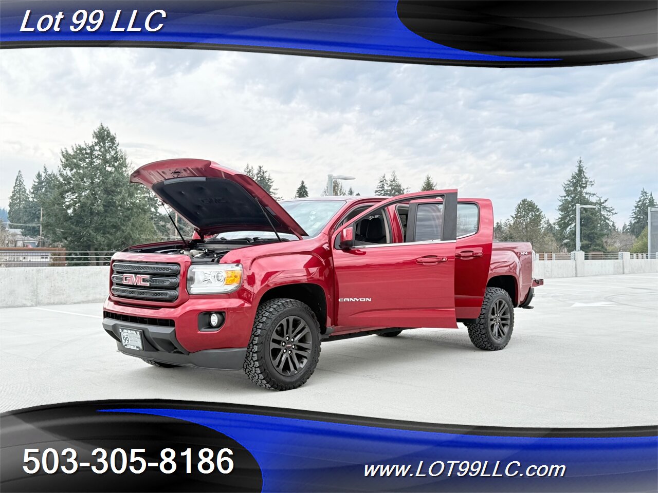 2019 GMC Canyon SLE CrewCab 4x4 Duramax 2.8L Diesel Turbo  1-Owner Bed BOX Slider BFG's Exhaust Brake Lane Departure Tow - Photo 26 - Milwaukie, OR 97267
