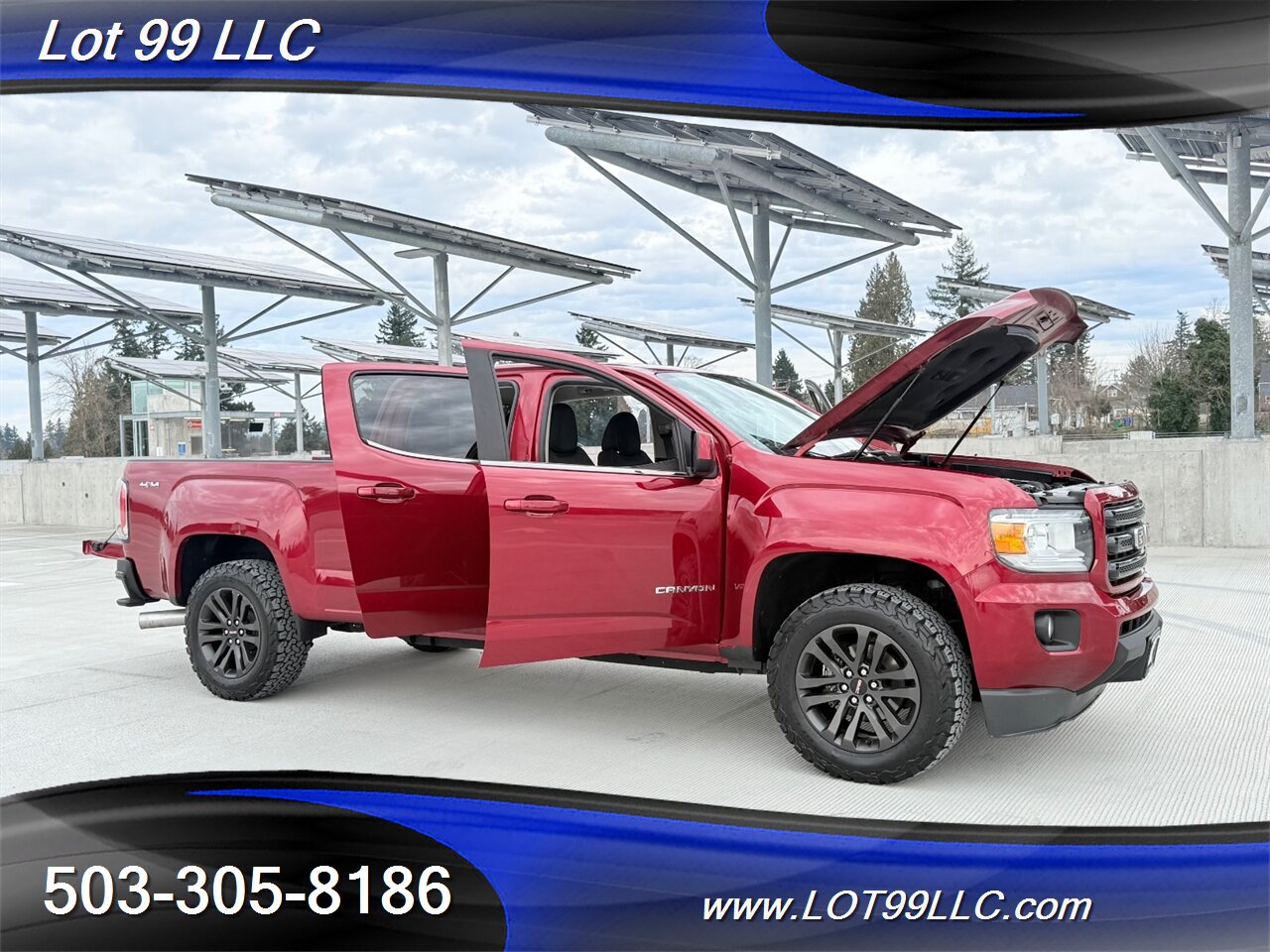 2019 GMC Canyon SLE CrewCab 4x4 Duramax 2.8L Diesel Turbo  1-Owner Bed BOX Slider BFG's Exhaust Brake Lane Departure Tow - Photo 28 - Milwaukie, OR 97267
