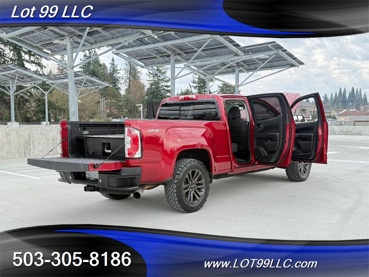 2019 GMC Canyon SLE CrewCab 4x4 Duramax 2.8L Diesel Turbo  1-Owner Bed BOX Slider BFG's Exhaust Brake Lane Departure Tow - Photo 30 - Milwaukie, OR 97267