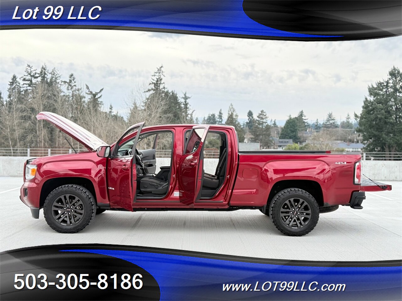 2019 GMC Canyon SLE CrewCab 4x4 Duramax 2.8L Diesel Turbo  1-Owner Bed BOX Slider BFG's Exhaust Brake Lane Departure Tow - Photo 25 - Milwaukie, OR 97267