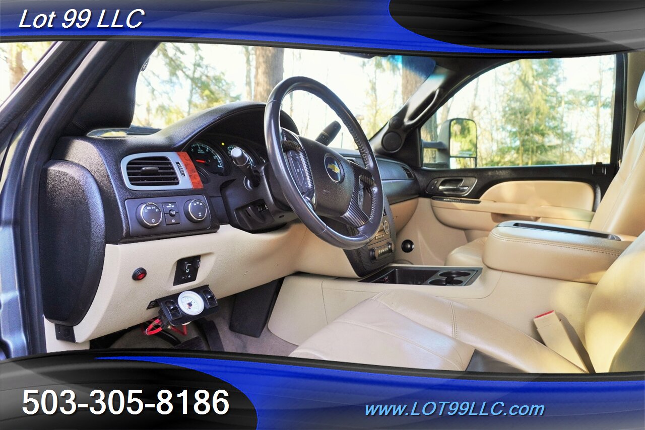 2011 Chevrolet Silverado 2500 HD LTZ 4X4 V8 6.0L Auto Heated Two Tone Leather  Moon Roof WINCH LIFTED 20 Wheels 37X13.5 20 OFF ROAD TIRES Canopy - Photo 12 - Milwaukie, OR 97267