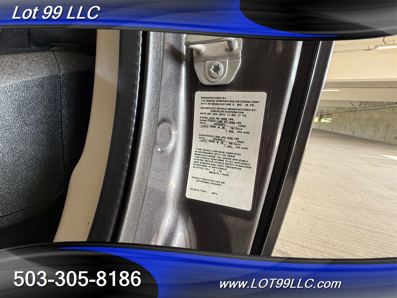 2018 Dodge Grand Caravan 75k WHEELCHAIR VAN Rear Entry Ramp BraunAbility Dual Power Sliding Doors Power Hatch BackUp Camera - Photo 50 - Milwaukie, OR 97267