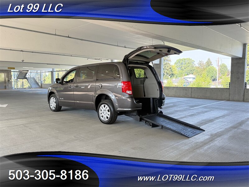 2018 Dodge Grand Caravan 75k WHEELCHAIR VAN Rear Entry Ramp BraunAbility  Dual Power Sliding Doors Power Hatch BackUp Camera