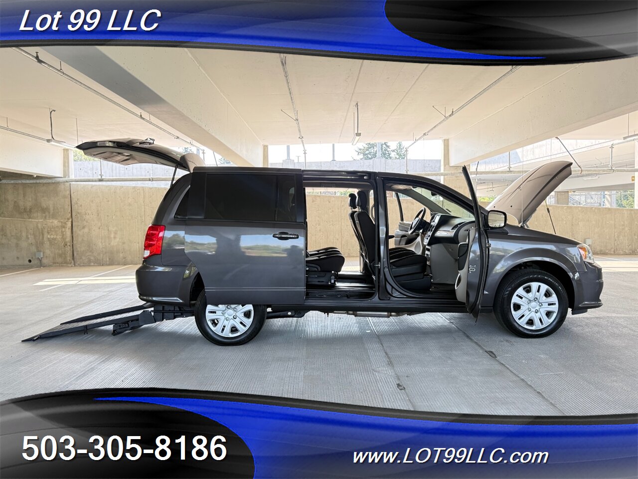 2018 Dodge Grand Caravan 75k WHEELCHAIR VAN Rear Entry Ramp BraunAbility Dual Power Sliding Doors Power Hatch BackUp Camera - Photo 20 - Milwaukie, OR 97267